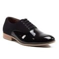 thumbnail image 1 of Ferro Aldo Men's 19529PLE Patent Leather Combined Casual Dress Oxfords Shoes, Black, 12, 1 of 1
