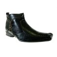 thumbnail image 1 of Ferro Aldo Men's 606318 Ankle High Zippered Dress Boots, 1 of 6