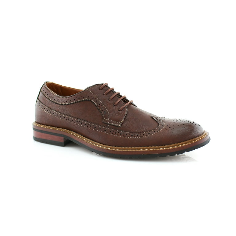 Brogue work shop shoes