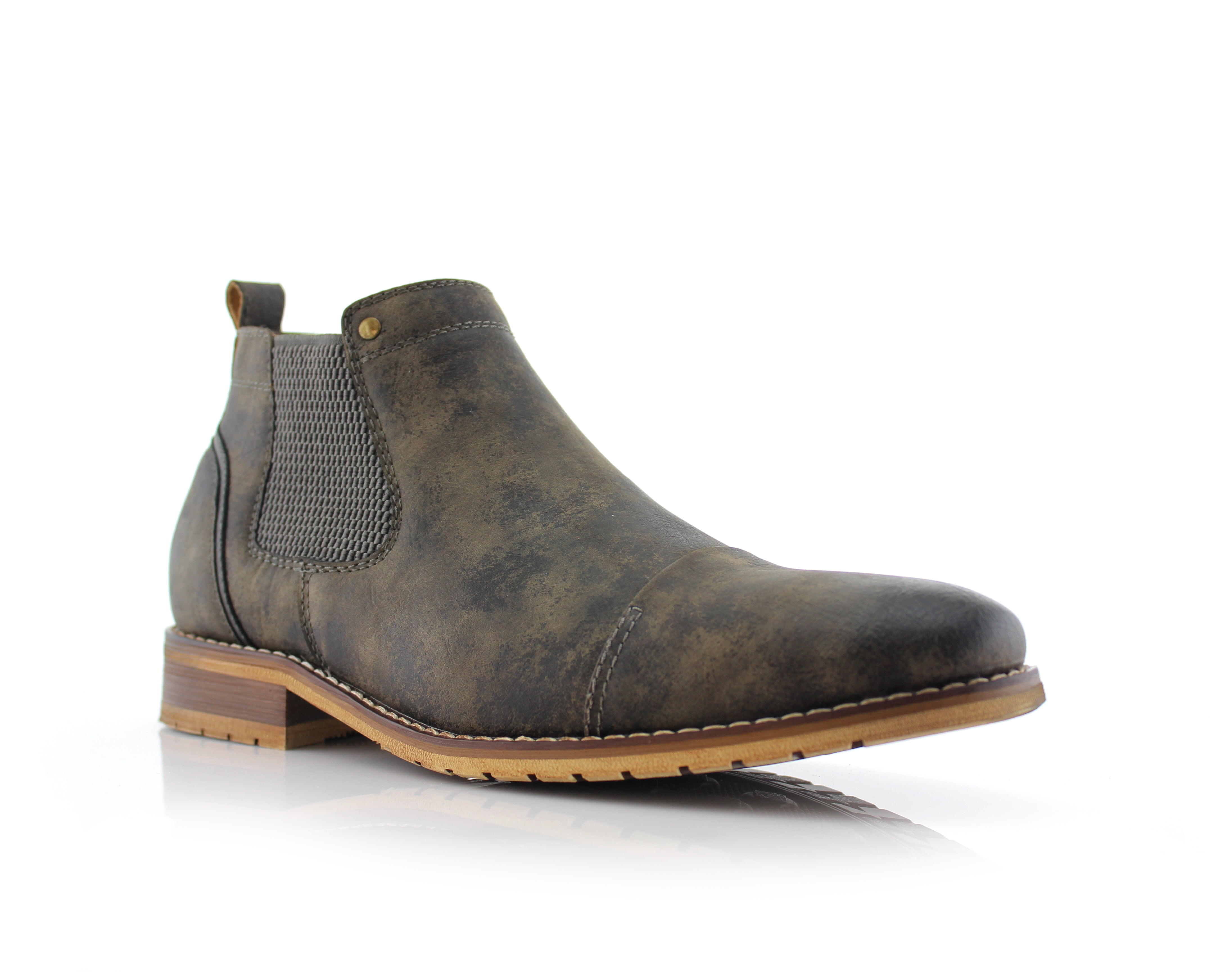 Ferro Aldo Sterling MFA606325 Brown Color Men s Slip On Casual Mid