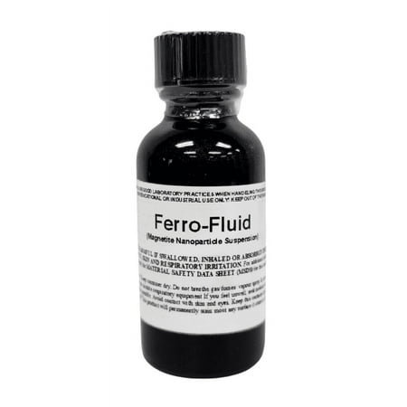 Ferrofluid Sample 1 FLuid Ounce (30mL) in Glass Bottle