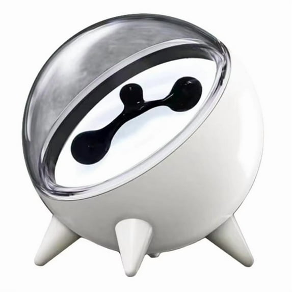 NEW Ferrofluid Sound Visualizer, Rechargeable Music Rhythm Speaker with Magnetic Pickup,Home Decoration Holiday Gift White