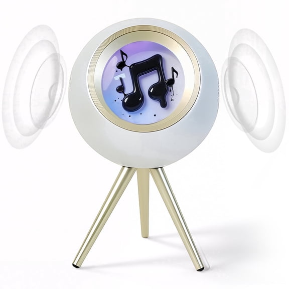 XRELIATECH Ferrofluid Speaker,30W High-Power Bluetooth Audio Visualizer Enhanced Bass&Crisp High, Dual Stereo&TWS Paired,Vibrant Ambient Colorlight