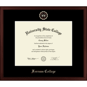 Ferrum College Diploma Frame, Document Size 14" x 11"