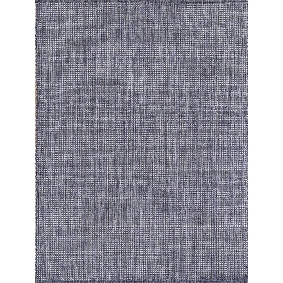 Ferrus Flatweave Polyester/Wool/Cotton Blue 14'x18' Area Rug
