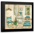 thumbnail image 1 of Ferry, Margaret 12x12 Black Modern Framed Museum Art Print Titled - Tile Bath I, 1 of 5