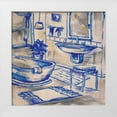 thumbnail image 1 of Ferry, Margaret 12x12 White Modern Wood Framed Museum Art Print Titled - Deep Blue Bath I, 1 of 4