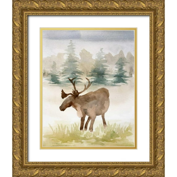 Ferry, Margaret 15x18 Gold Ornate Wood Framed with Double Matting Museum Art Print Titled - Wildlife I