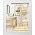 thumbnail image 1 of Ferry, Margaret 15x18 White Modern Wood Framed Museum Art Print Titled - Watercolor Bath I, 1 of 4