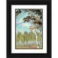 thumbnail image 1 of Ferry, Margaret 17x24 Black Ornate Wood Framed with Double Matting Museum Art Print Titled - Birch Forest II, 1 of 4