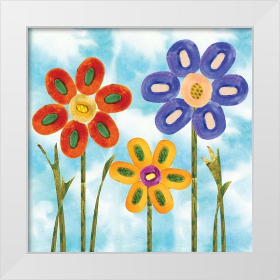 Ferry, Margaret 20x20 White Modern Wood Framed Museum Art Print Titled - Playground II