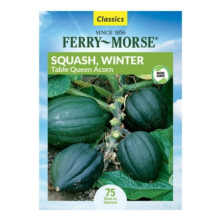 Ferry-Morse 1.7G Squash Table Queen Acorn Annual Vegetable Seeds, Full Sun