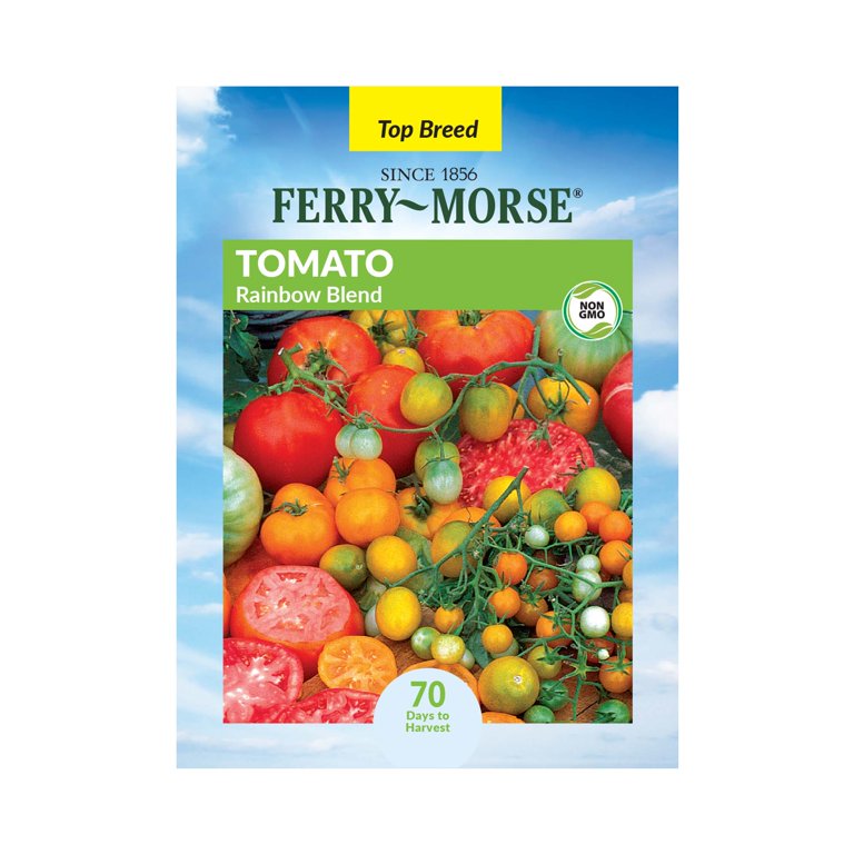 ロッド Summer tomato Ferry-Morse 150MG Tomato Rainbow Blend Annual Vegetable