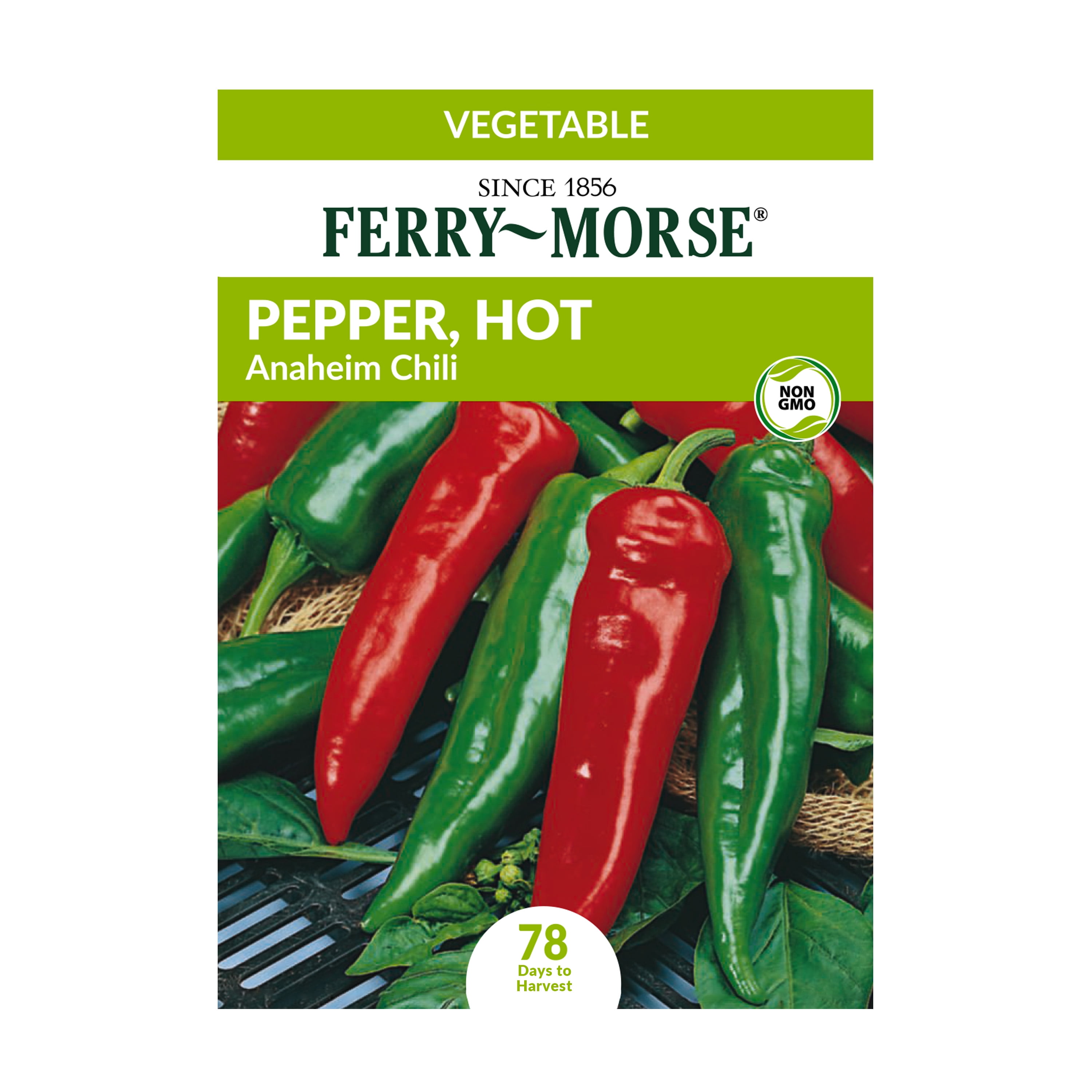 Ferry-Morse 1G Pepper, Hot Anaheim Chili Vegetable Plant Seed Full Sun