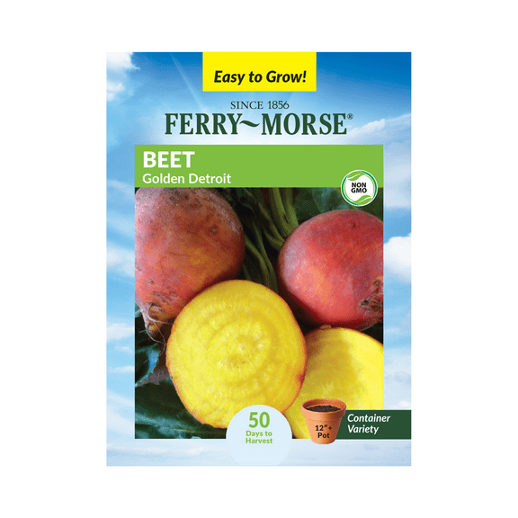 Ferry-Morse 2.5G Beet Golden Detroit Annual Vegetable Seeds, Full Sun