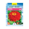 thumbnail image 1 of Ferry-Morse 400MG Zinnia Cherry Queen Annual Flower Seeds, Full Sun, 1 of 11