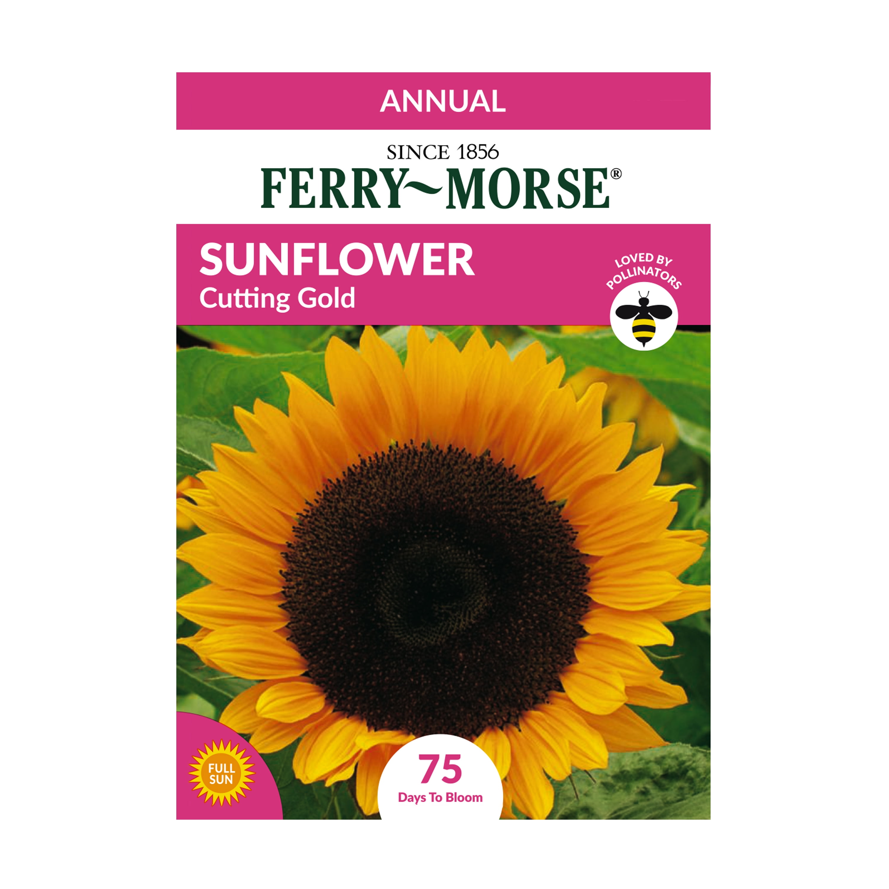 FerryMorse 50MG Sunflower Cutting Gold Annual Flower Seeds Full Sun