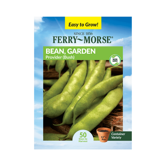 Ferry-Morse 8.5G Bean Provider Bush Annual Vegetable Seeds, Full Sun