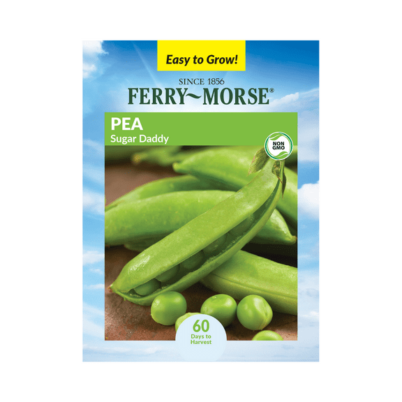 Ferry-Morse 8.5G Pea Sugar Daddy Annual Vegetable Seeds, Full Sun