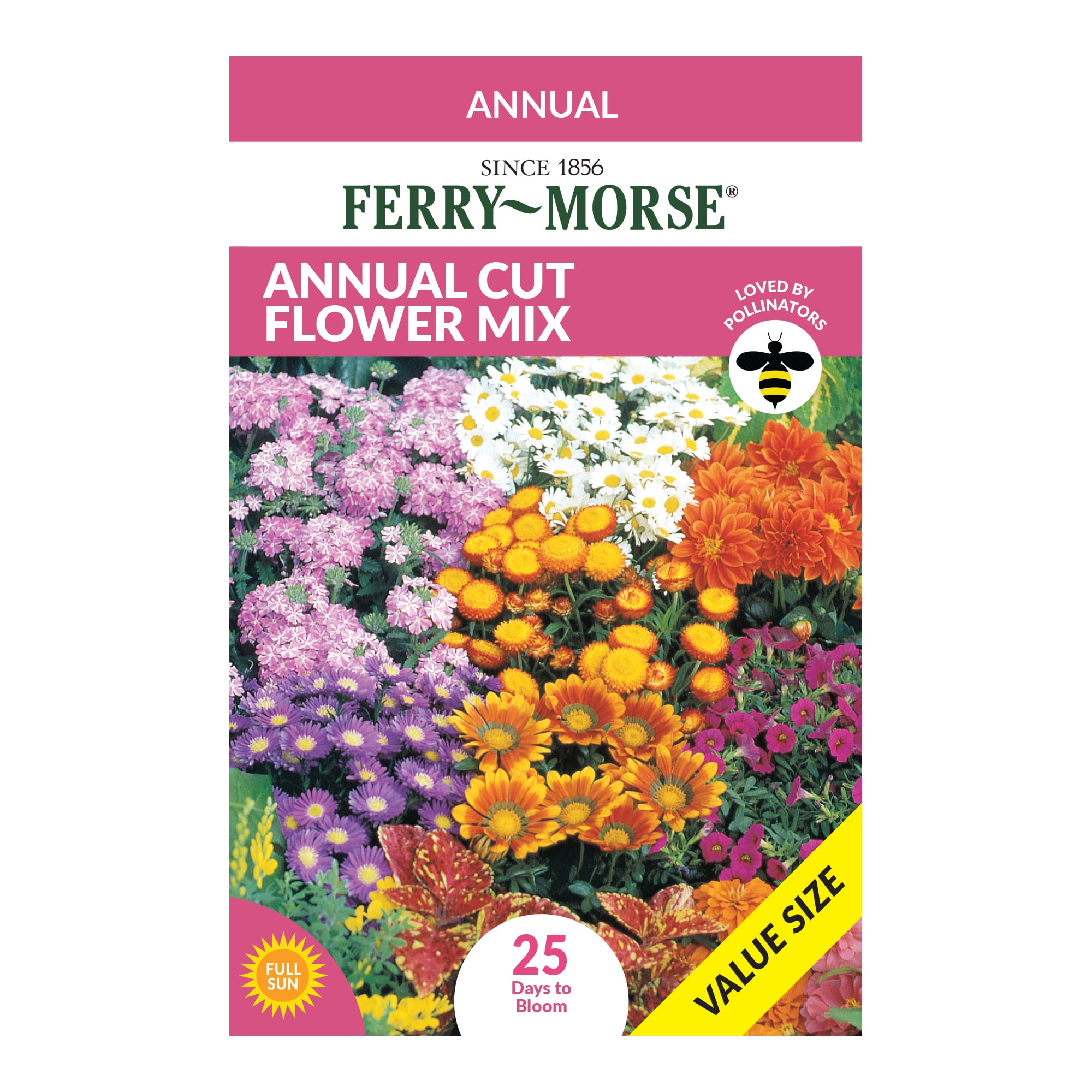 FerryMorse Economy 1200MG Annual Cut Flower Mix Seeds Full Sun
