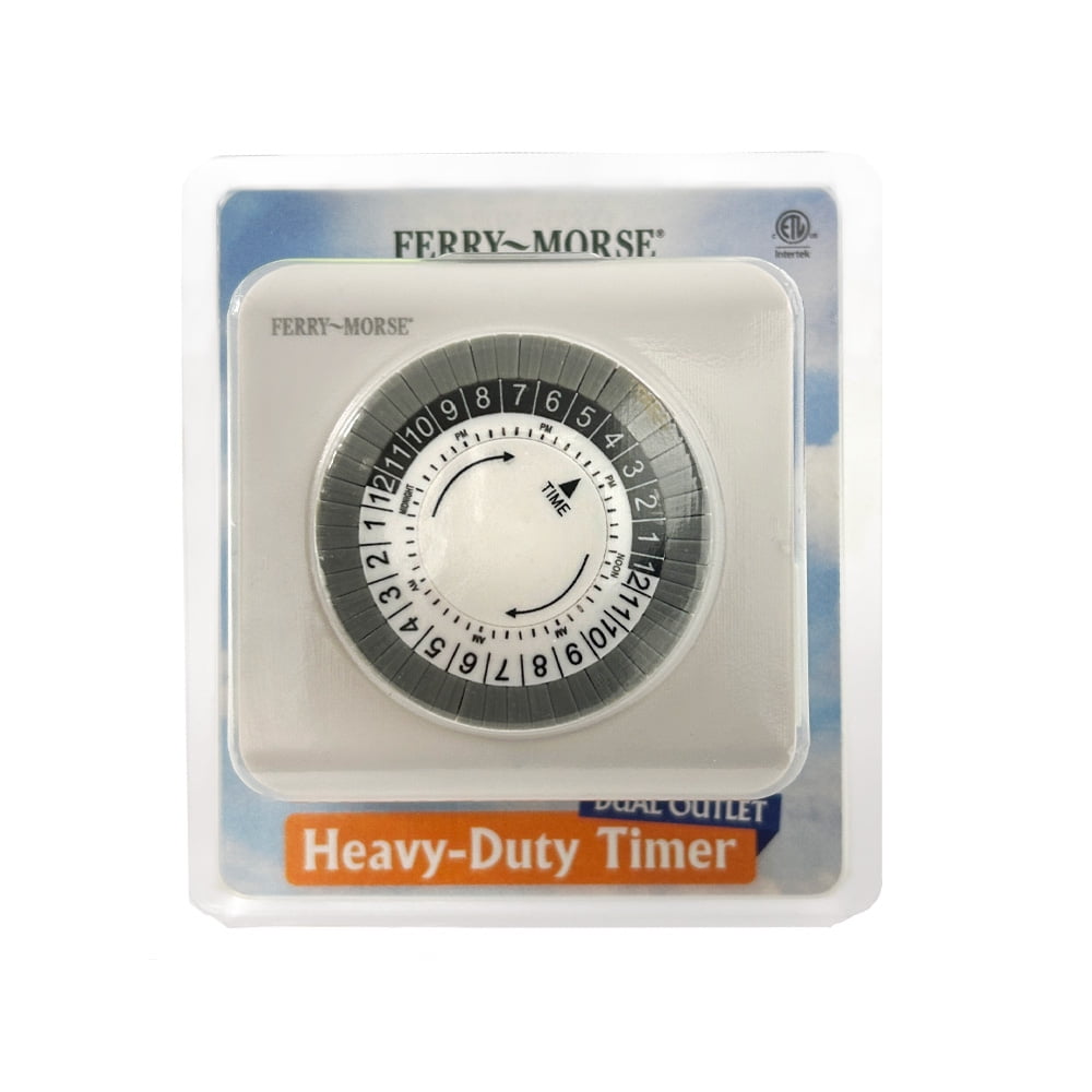 Ferry-Morse Heavy Duty Dural Outlet Analog Garden Timer - Walmart.com