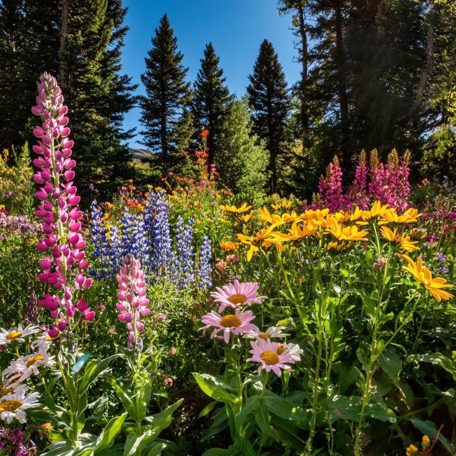 Ferry-Morse 1lb Hummingbird Mix Flower Seeds, GMO Free