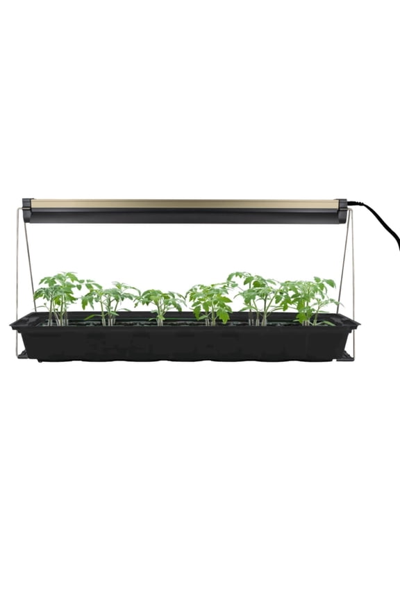Indoor Grow Light Fixture with T5 Bulb, Compact Size 24 x 11in., Easy to use and Setup, for Seed Starting, Growing seedlings & cuttings Indoors