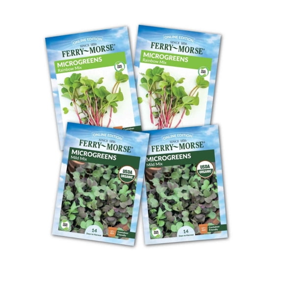 Ferry-Morse Microgreen Seed Variety Pack - 4 Pack