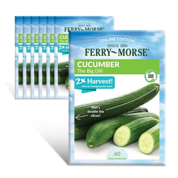 Ferry-Morse Online Edition Cucumber The Big Dill Seed Multipack - 7 Pack (Ferry-Morse Exclusive)