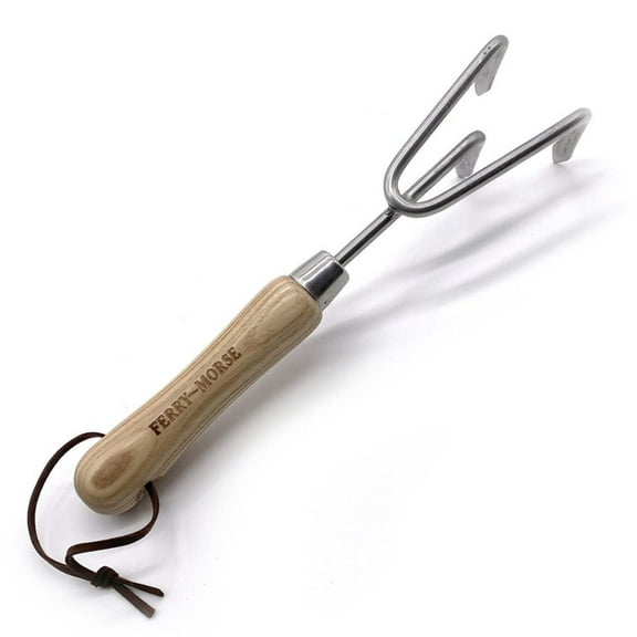 Ferry-Morse Premium Garden Hand Tool Cultivator, Gardening Tools Hand Rake, Stainless Steel Cultivator for Digging, Aerating Soil, and Weeding