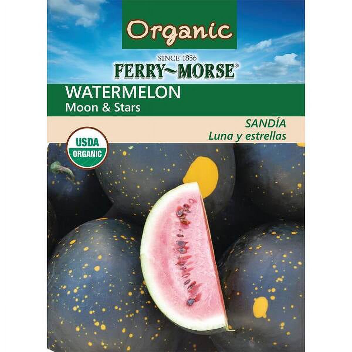 FerryMorse Watermelon Moon and Stars Organic Seed 1412