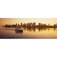 thumbnail image 1 of Ferry moving in the sea  Boston Harbor  Boston  Massachusetts  USA Poster Print by  - 36 x 12, 1 of 1