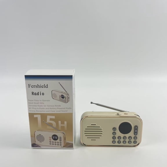 Fershield Radio,Portable Radio AM/FM/SW/LW/WB Weather Radio Shortwave Radio Receiver, Battery Operated Great Sound Wireless BT Mp3 Speaker