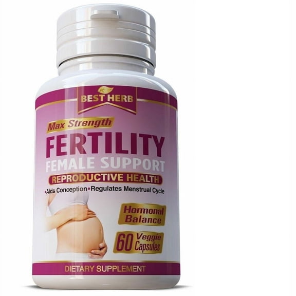 Fert-ility Female Support 60 Capsules Pregnancy Ovulation Regulation Aid Conception Pills