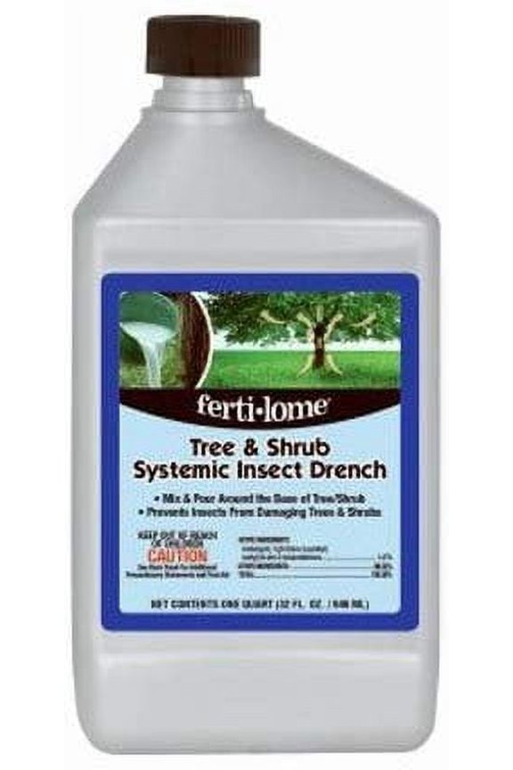 Tree & Shrub Systemic Insect Drench Liquid Insecticide - Child-Resistant - 32 oz