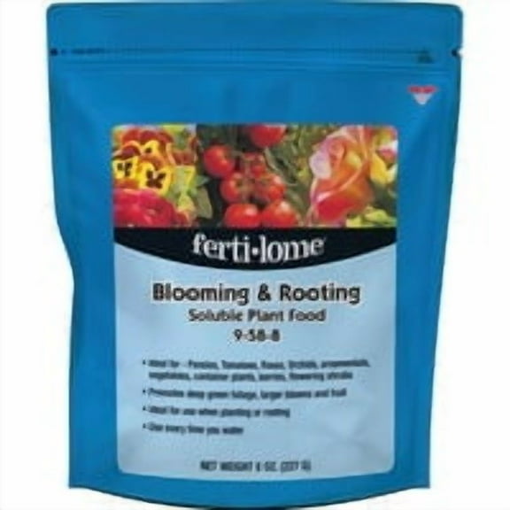 VPG Fertilome Bloom & Root Soluble Dry Plant Food - For Flowers, Indoor Use - 8 Oz.