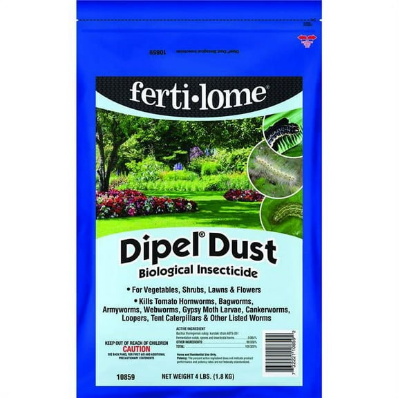 Ferti-lome Dipel Dust Biological Insect Killer Dust 4 lb