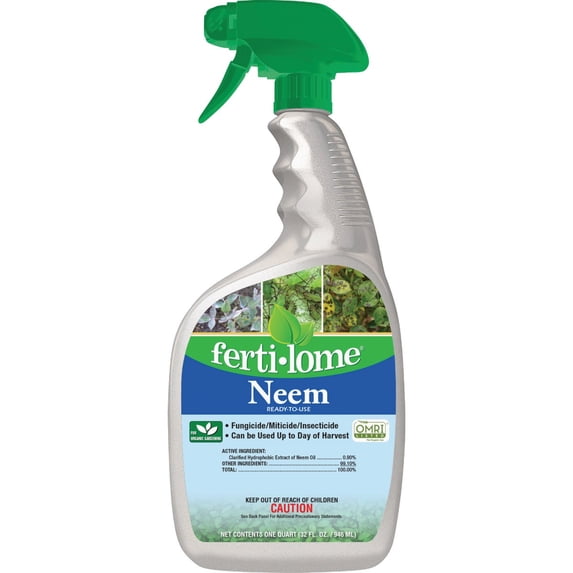 Ferti-lome Fungicide, Insecticide, Miticide Neem Oil - Pack of 12