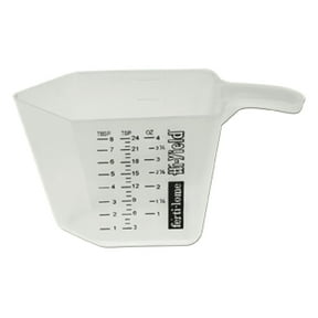 Ferti-lome & Hi-Yield Plastic Measuring Cup - Calibrated in Teaspoons, Tablespoons, & Ounces - 4 fl oz Cup by VPG