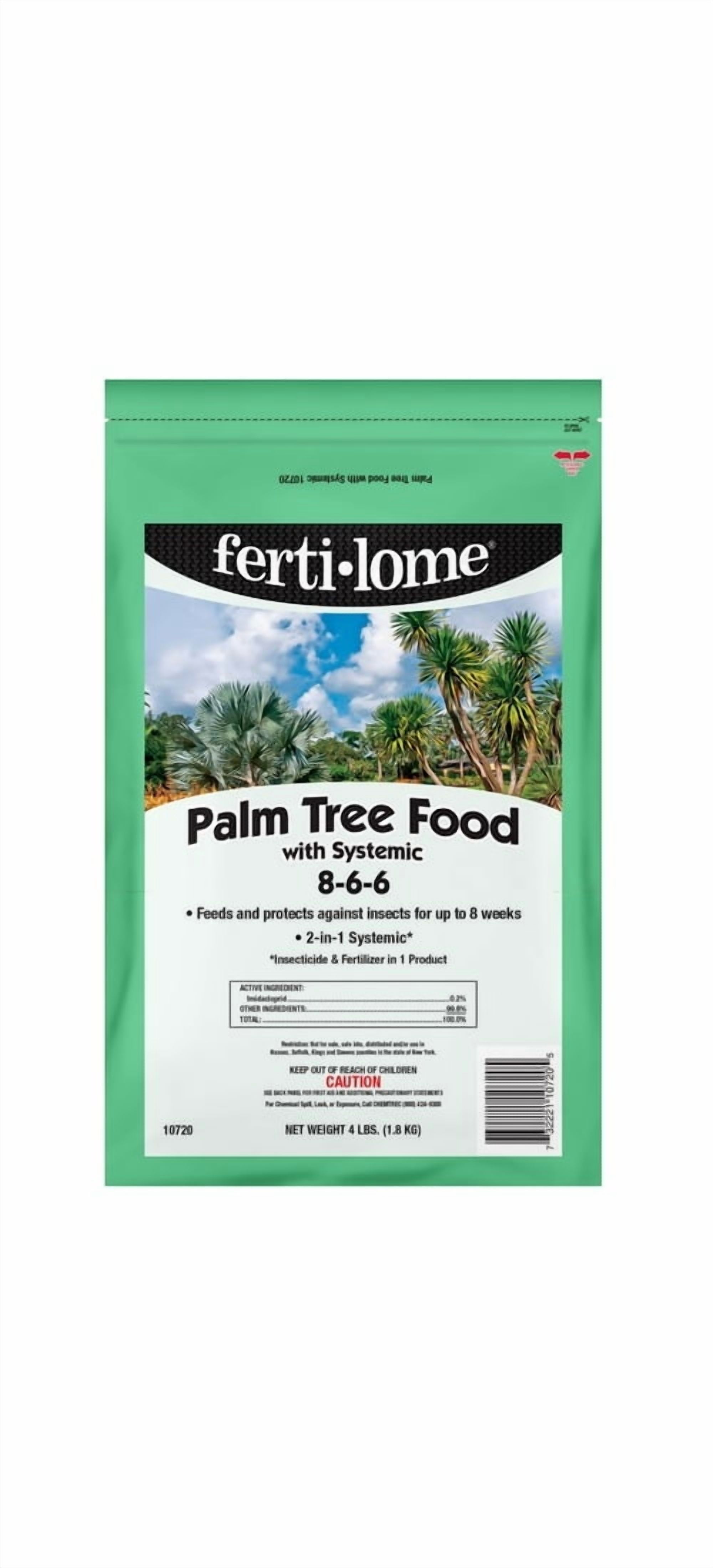 Fertilome (12725) Palm Tree Food Plus Systemic (4 lbs.)