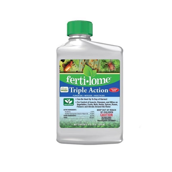 Ferti-lome Triple Action Disease & Mite Control Liquid Concentrate 8 oz