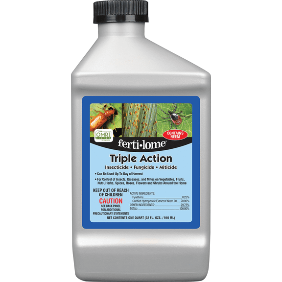 Ferti-lome Triple Action Insect & Disease Killer - Pack of 6 Residential Use, Standard Application