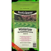 Fertilome Winterizer 10-0-14 Fertilizer for Established Lawns, 20lb   Outdoor & Indoor Plant Use, Easy Application