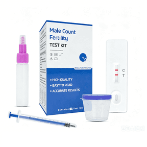 Fertility Count Test for Men, At Home Test, Easy to Read Results, Over 98% Accurate Male Count Fertility Test Kit