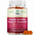 thumbnail image 1 of Fertility Gummies for Women Trying to Conceive - Yummy Gummy Fertility Supplement for Women with Myo-Inositol Folic Acid & Vitex Chasteberry - Vegan Non-GMO & Gluten Free - Juicy Peach - 120 Count, 1 of 12
