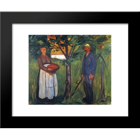 Fertility II 20x24 Framed Art Print by Munch, Edvard