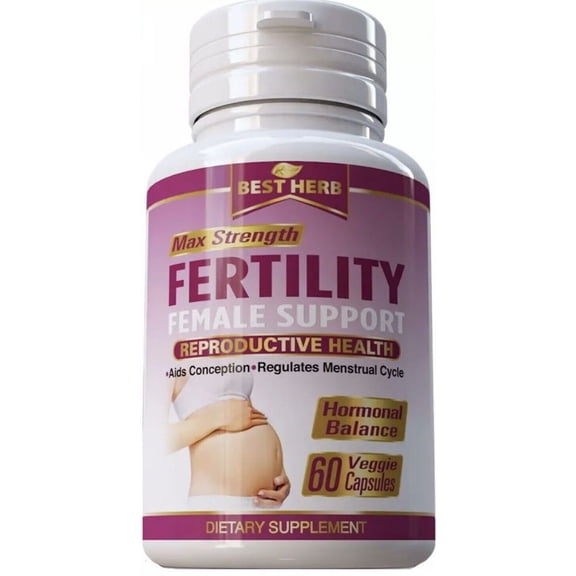Fertility Supplements Women Pregnancy Ovulation Regulation Aid Conception Pills 60 Count