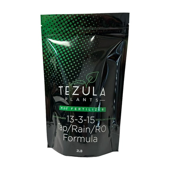 Fertilizer 13-3-15 (Greencare) Reverse Osmosis, Rain, Tap Water Formula. 2 Pounds, Included