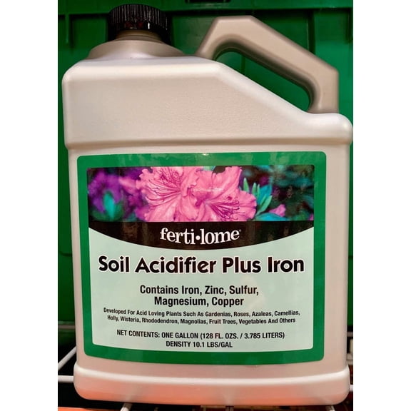 Fertilome 10665 Soil Acidifier Plus Iron - 1 Gallon