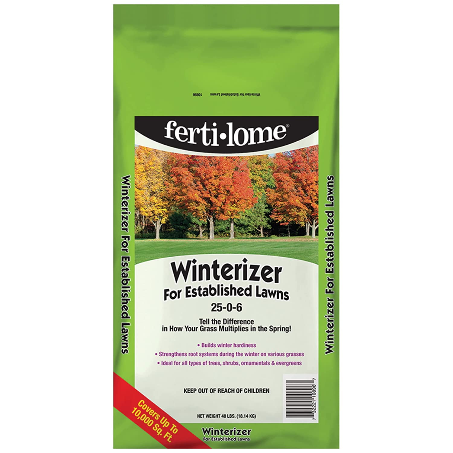 Fertilome 25-0-6 Granular Winterizer for Strengthening Grass in ...
